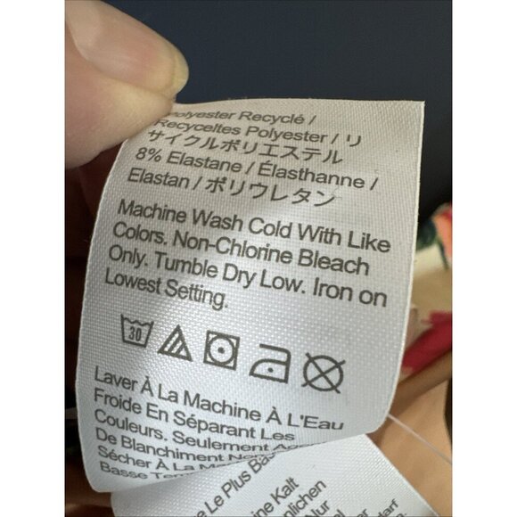 J.Crew Women's M High Leg High Waist Swim Bottom Vintage Pink Floral NWT - Picture 12 of 13